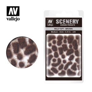 Brown 4 mm. Hazır Çim Dokusu, Vallejo SC411
