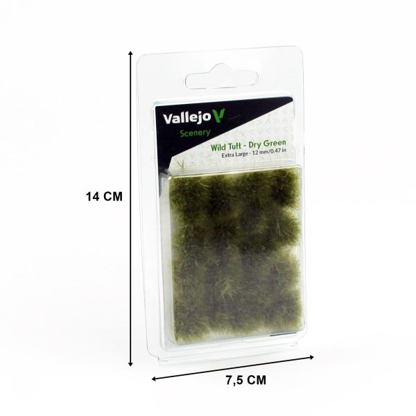 Dry Green 12 mm. Hazır Çim Dokusu, Vallejo SC424 - Görsel 5