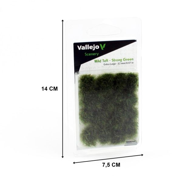 Strong Green 12 mm. Hazır Çim Dokusu, Vallejo SC427 - Görsel 5
