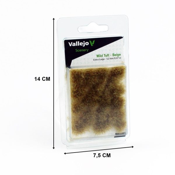 Beige 12 mm. Hazır Çim Dokusu, Vallejo SC429 - Görsel 5