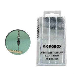 Matkap Ucu Seti 20 Adet 0.3, 1.6 mm. Arası, Vallejo T01001
