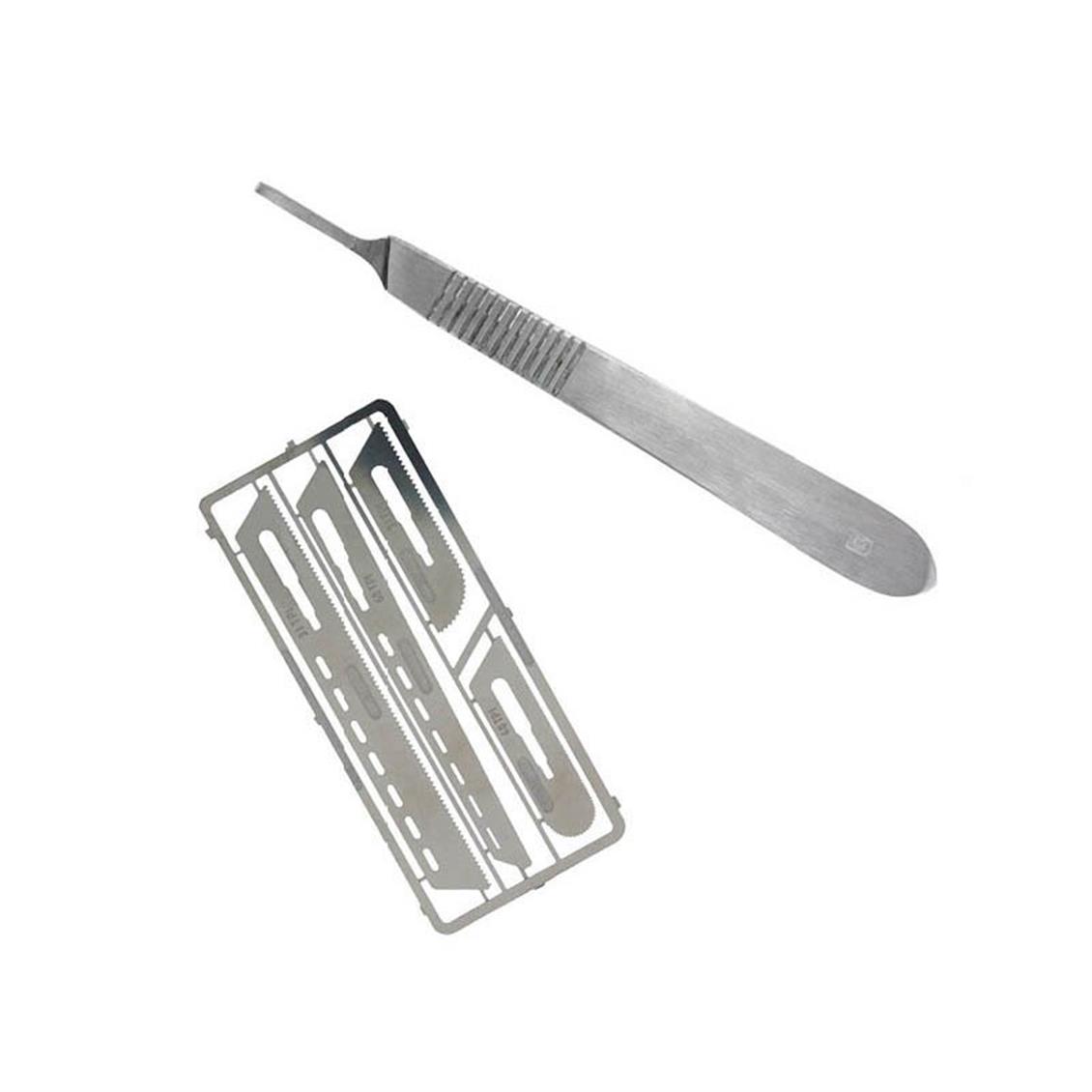 Modelci Testere Seti ve Sapı 4 Farklı Uç ile, Vallejo T06001