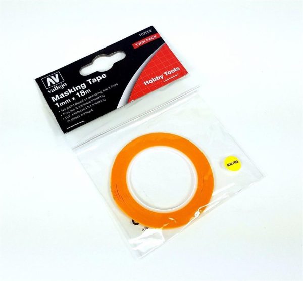 Maskeleme Bantı (1 mmx18 metre) 2 Adet, Vallejo T07002
