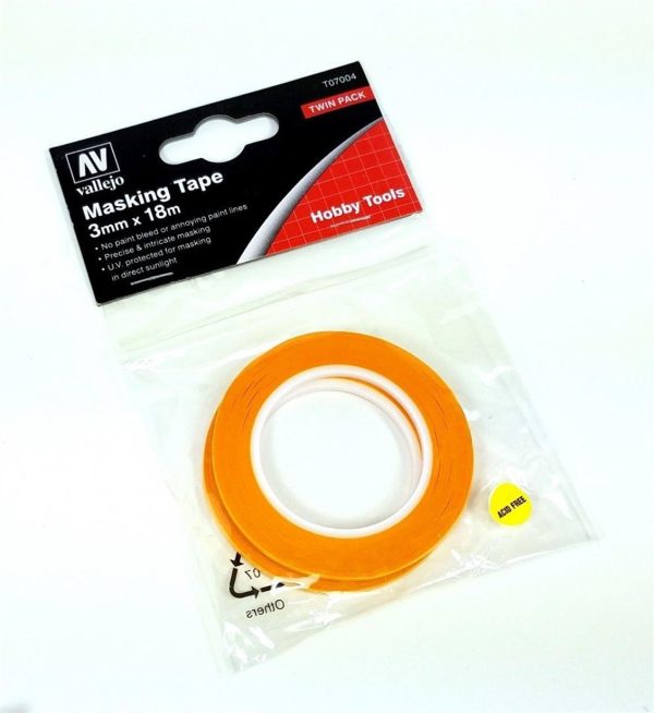 Maskeleme Bantı (3 mmx18 metre) 2 Adet, Vallejo T07004