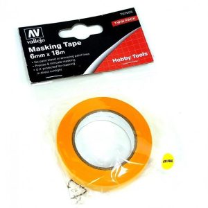 Maskeleme Bantı (6 mmx18 metre) 2 Adet, Vallejo T07005