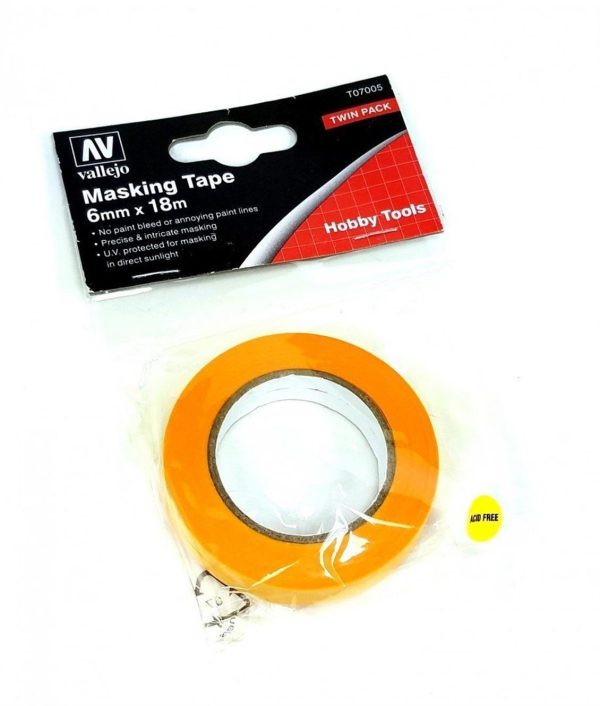 Maskeleme Bantı (6 mmx18 metre) 2 Adet, Vallejo T07005