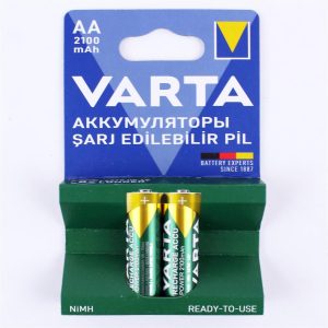 AA Şarjlı Kalem Pil 2 Adet, Varta 56706