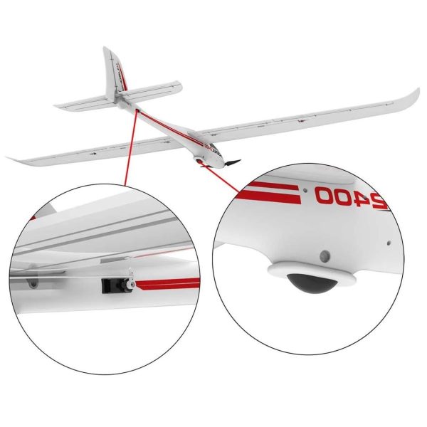 Phoenix 240 cm. EPO Kanatlı Fırçasız RC Planör, Volantex EXA759-3 - Görsel 6