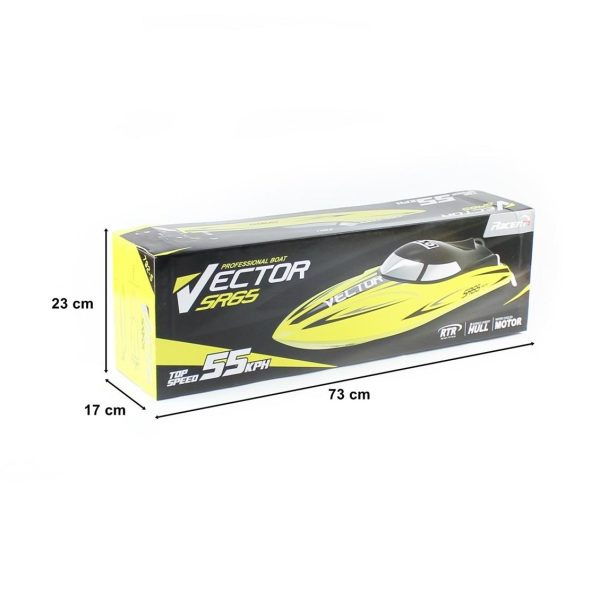 Vector SR65 65 cm. ABS Fırçasız RC Sürat Teknesi, Volantex EXA792-5 - Görsel 5