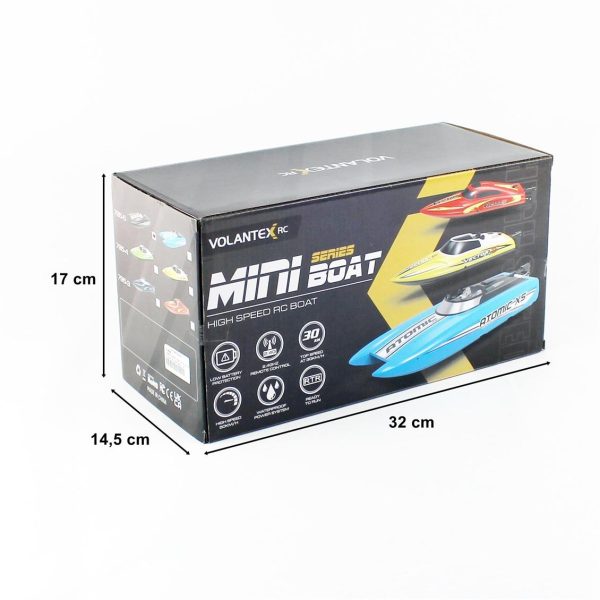 Atomix XS 30 cm. Fırçalı Motor RC Sürat Teknesi, Volantex EXA795-5 - Görsel 5