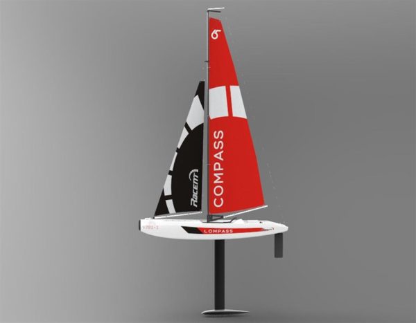 Compass 65 cm. ABS Yelkenli RC Yellkenli Tekne, Volantex EXA791-1 - Görsel 3