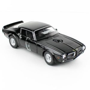 1/24 1972 Pontiac Firebird Trans Am Siyah Diecast Araba, Welly 24075
