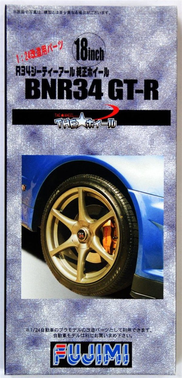 1/24 18 inch Bnr34 Gt-R Normal Wheel Maketi, Fujimi 192901