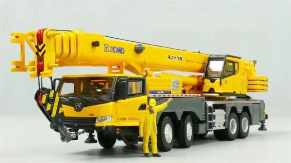 1/50 XCMG Tekerli Vinç Diecast Modeli, Yagao XCT75