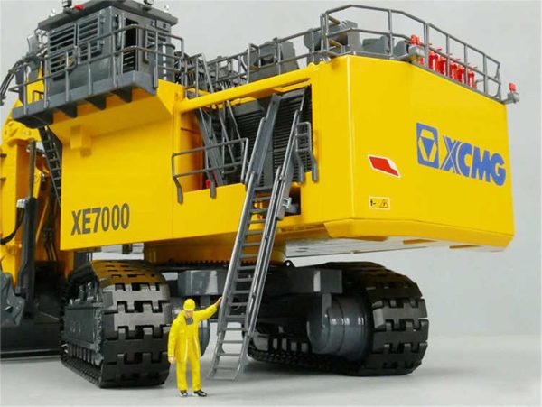 1/50 XCMG Maden Ekskavatörü Diecast Modeli, Yagao XE7000 - Görsel 6