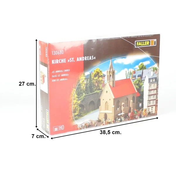 1/87 St. Andreas Kilise Maketi, Faller 130680 - Görsel 4