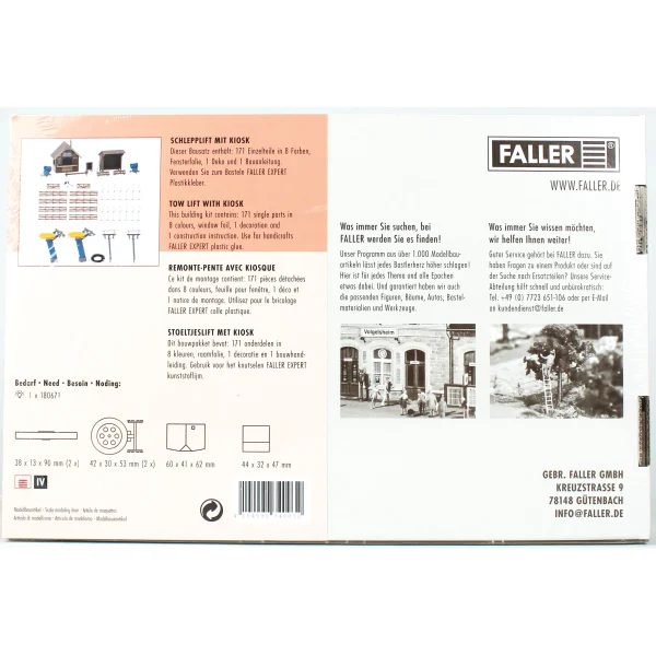 1/87 Çekici ve Kiosk Seti Maketi, Faller 134003 - Görsel 3