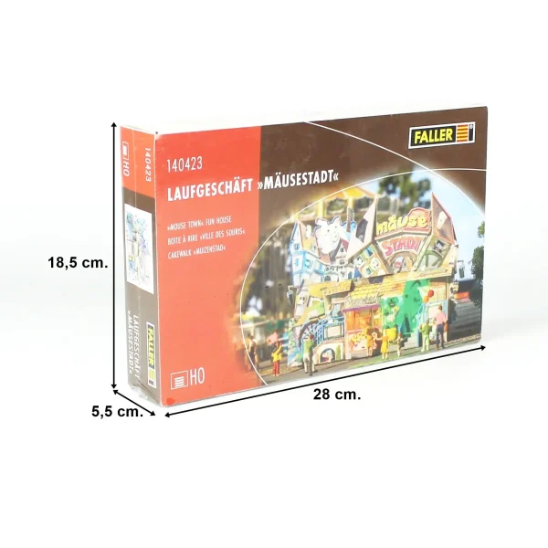 1/87 Fare kasabası eğlence evi maketi, Faller 140423 - Görsel 5
