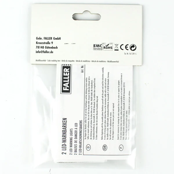 2 Set 1/87 Led'li İkaz Lambalsı, Faller 161830 - Görsel 3