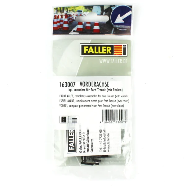 1/87 Car System Ford Transit Komple Ön Aks Yedek Parçası, Faller 163007 - Görsel 2