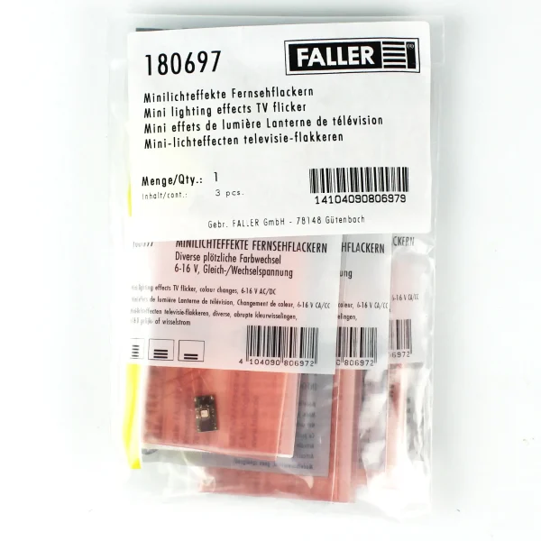 TV Ekranı Titremesi Efektli Mini Aydınlatma, Faller 180697
