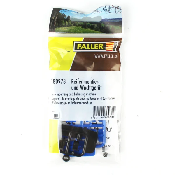 2 Adet 1/87 Lastik Sökme ve Balans Aleti, Faller 180978 - Görsel 3