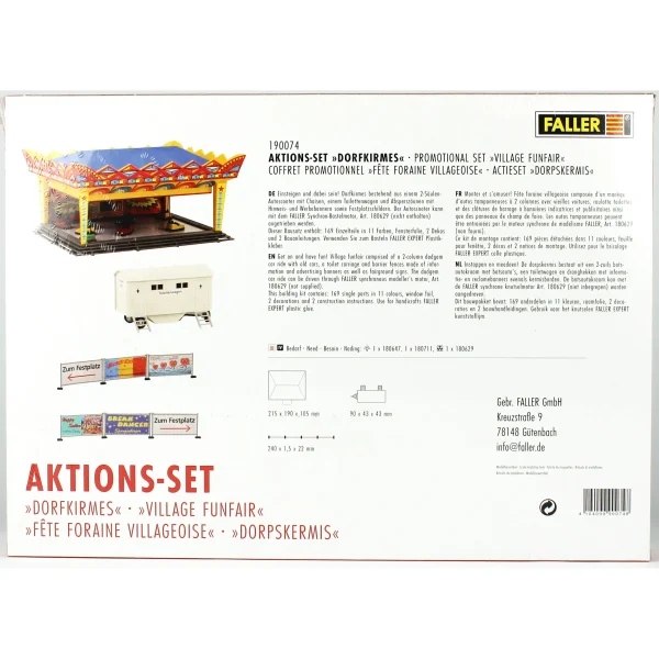 1/87 Çarpışan Arabalar Lunapark Tesis Maketi, Faller 190074 - Görsel 4
