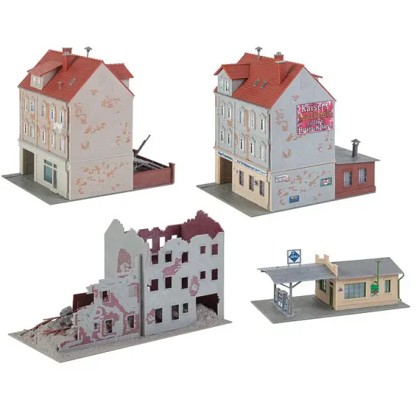 1/87 Faller 50. Yıl Bina Set Maketi, Faller 191772 - Görsel 2