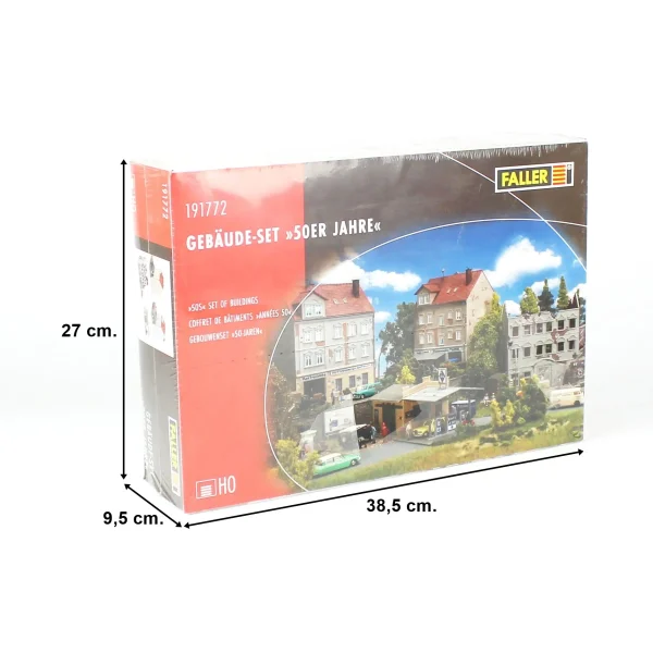 1/87 Faller 50. Yıl Bina Set Maketi, Faller 191772 - Görsel 4