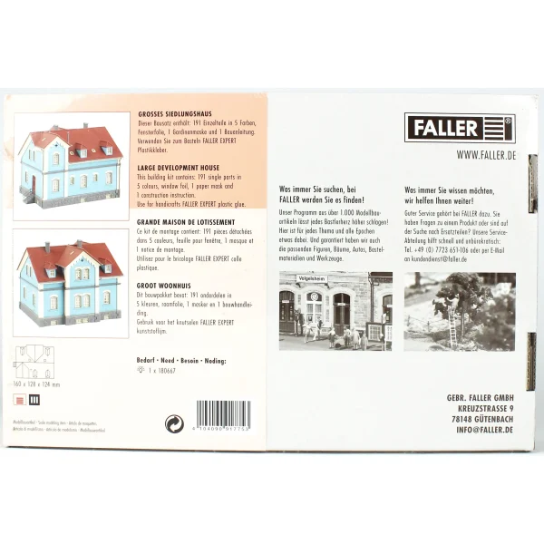 1/87 Büyük Araştırma Ev Maketi, Faller 191775 - Görsel 4