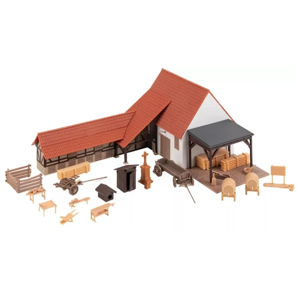 1/87 Çiftlik Evi ve Yapıları Maketi, Faller 191779 - Görsel 2