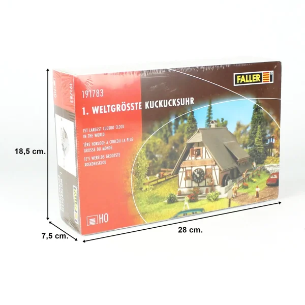 1/87 Dünyanın En Büyük Guguklu Saat Maketi, Faller 191783 - Görsel 4