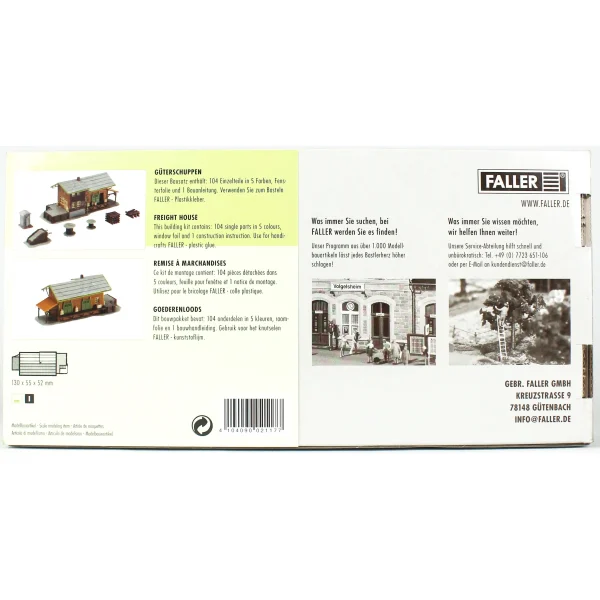 1/160 Yük Deposu ve Yükleme Rampası Maketi, Faller 222117 - Görsel 4