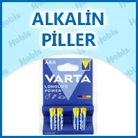 Alkalin Piller,Aküler