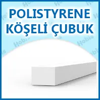 Polistyrene Köşeli Çubuklar