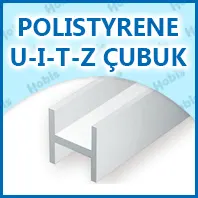 Polistyrene U-I-T-Z Çubuklar