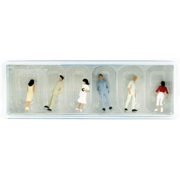 1/87 Ayaktaki Yolcular Figürleri 6 Adet, Preiser 14022 - Görsel 2