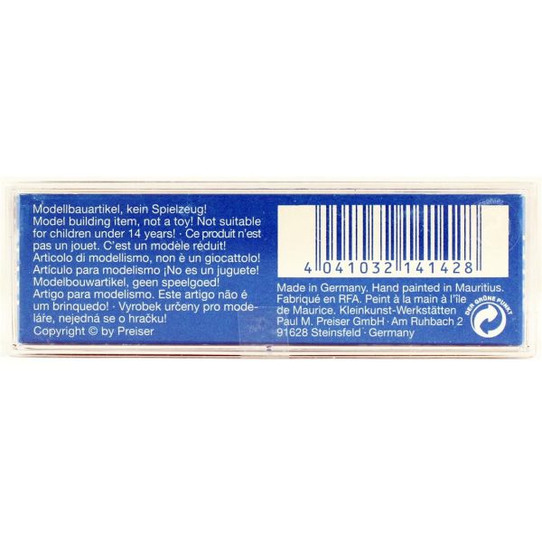 1/87 Trene Giden Yolcular Figürleri 6 Adet, Preiser 14142 - Görsel 3