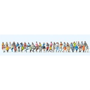 1/87 Oturan Yolcular Figürleri 48 Adet, Preiser 14418