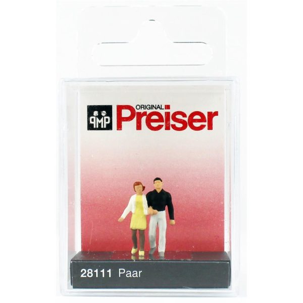 1/87 Yürüyen Çift Figürü, Preiser 28116 - Görsel 2