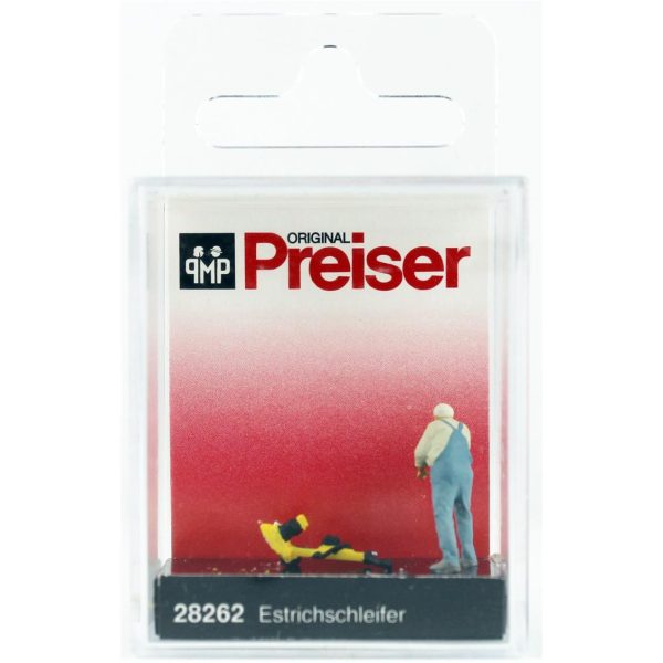 1/87 Zımpara Motoru Kullanan İşçi Figürü, Preiser 28262 - Görsel 2