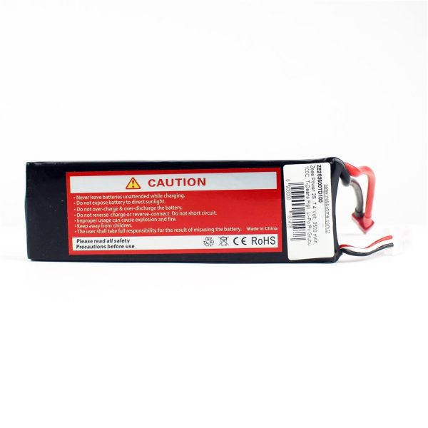 2S 7.4 Volt 3500 mAh 100C T-Deans Fişli Lipo Pil, Zeee Power - Görsel 3