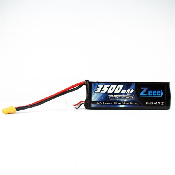 3S 11.1 Volt 3500 mAh 70C XT60 Fişli Lipo Pil, Zeee Power - Görsel 2
