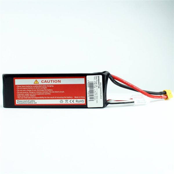 3S 11.1 Volt 5000 mAh 100C XT60 Fişli Lipo Pil, Zeee Power - Görsel 3