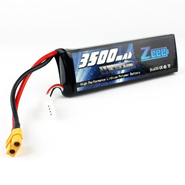 3S 11.1 Volt 3500 mAh 70C XT60 Fişli Lipo Pil, Zeee Power - Görsel 4