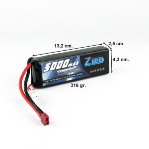 3S 11.1 Volt 5000 mAh 70C T-Deans Fişli Lipo Pil, Zeee Power
