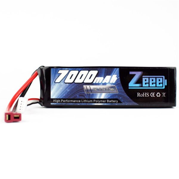 3S 11.1 Volt 7000 mAh 70C T-Deans Fişli Lipo Pil, Zeee Power - Görsel 2