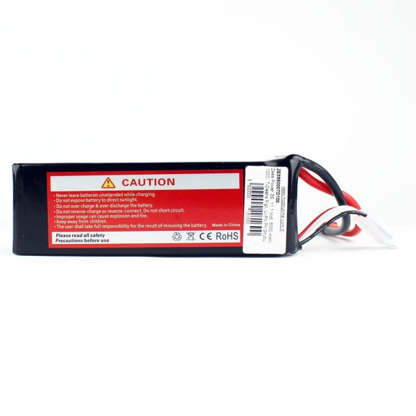 3S 11.1 Volt 5000 mAh 100C T-Deans Fişli Lipo Pil, Zeee Power - Görsel 3