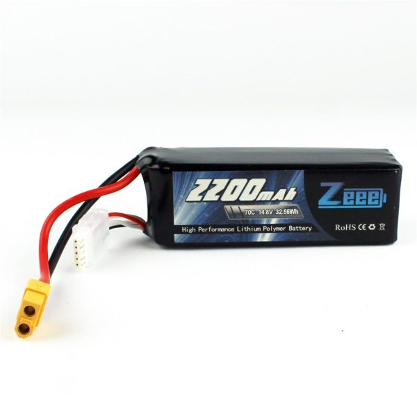 4S 14.8 Volt 2200 mAh 70C XT60 Fişli Lipo Pil, Zeee Power - Görsel 4