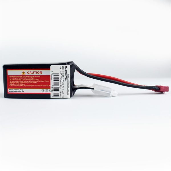 FPV 4S 14.8 Volt 1300 mAh 85C T-Deans Fişli Lipo Pil, Zeee Power - Görsel 3